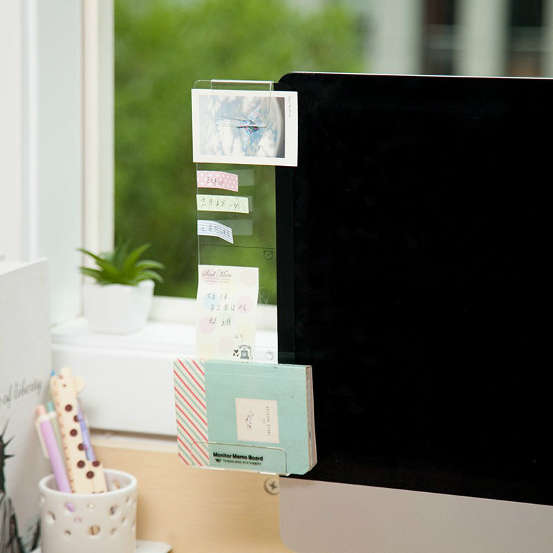 Acrylic Monitor Message Memo Board