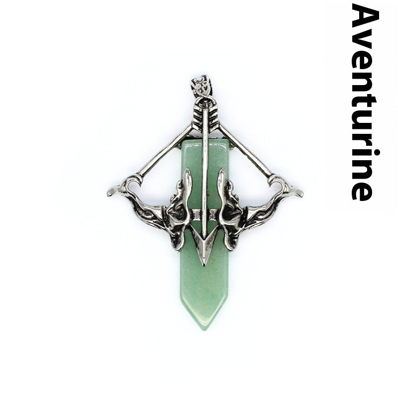 Cupid Sword Crystal Pendant Pallisandro Classico