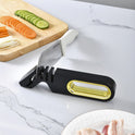 Household Four-in-one Stone Manual Grinder Sharpening Kitchen Knife Tools