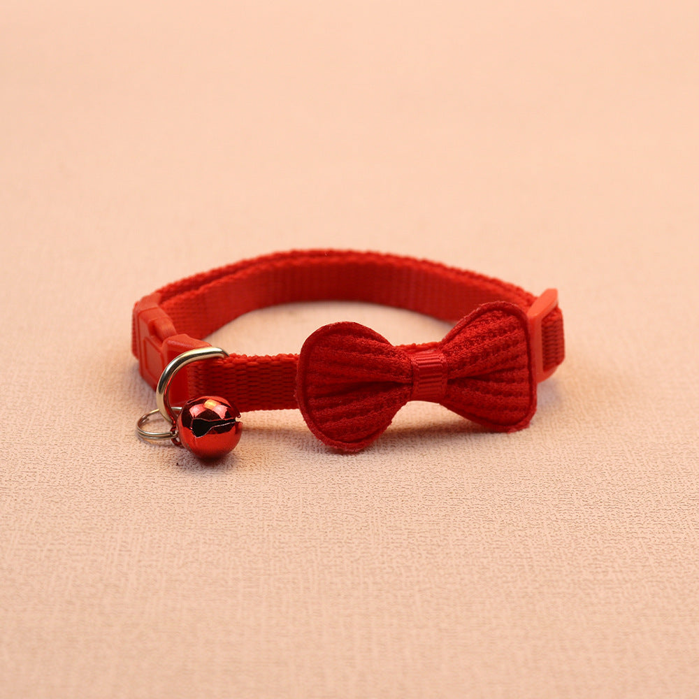 Pet Cute Bowknot Cotton-filled Collar