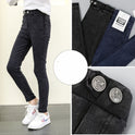 Girls' Magic Pants Fall Winter Jeans With Small Feet