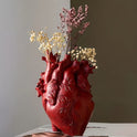 Heart Flower Pot Arrangement Resin Crafts Statue Ornaments