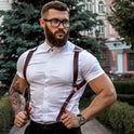 Men's Leather Bondage Suspenders Personalized Bondage