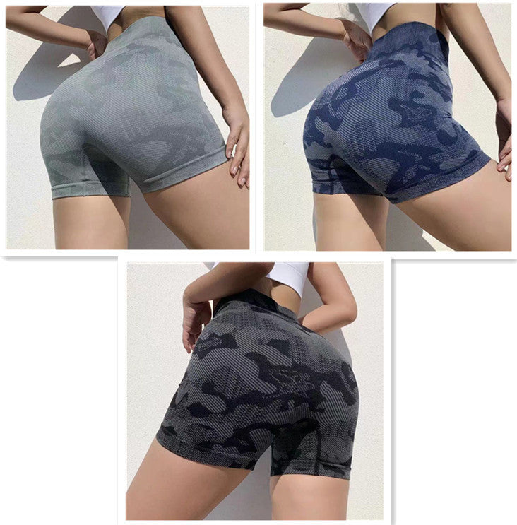 Women's High Waist Sports Fitness Yoga Shorts