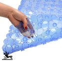 Thickened Pebble Environmental Protection PVC Bathroom Mat Bath Floor Shower Mat