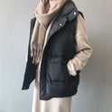 Women's Loose Short Down Cotton Vest Jacket