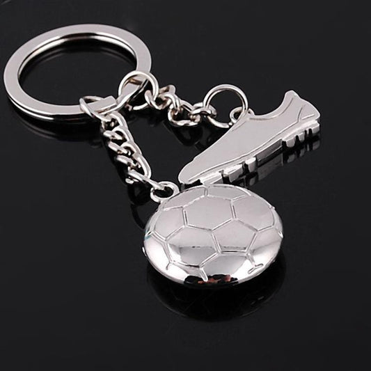 Creative Metal Shoes World Cup Football Keychain