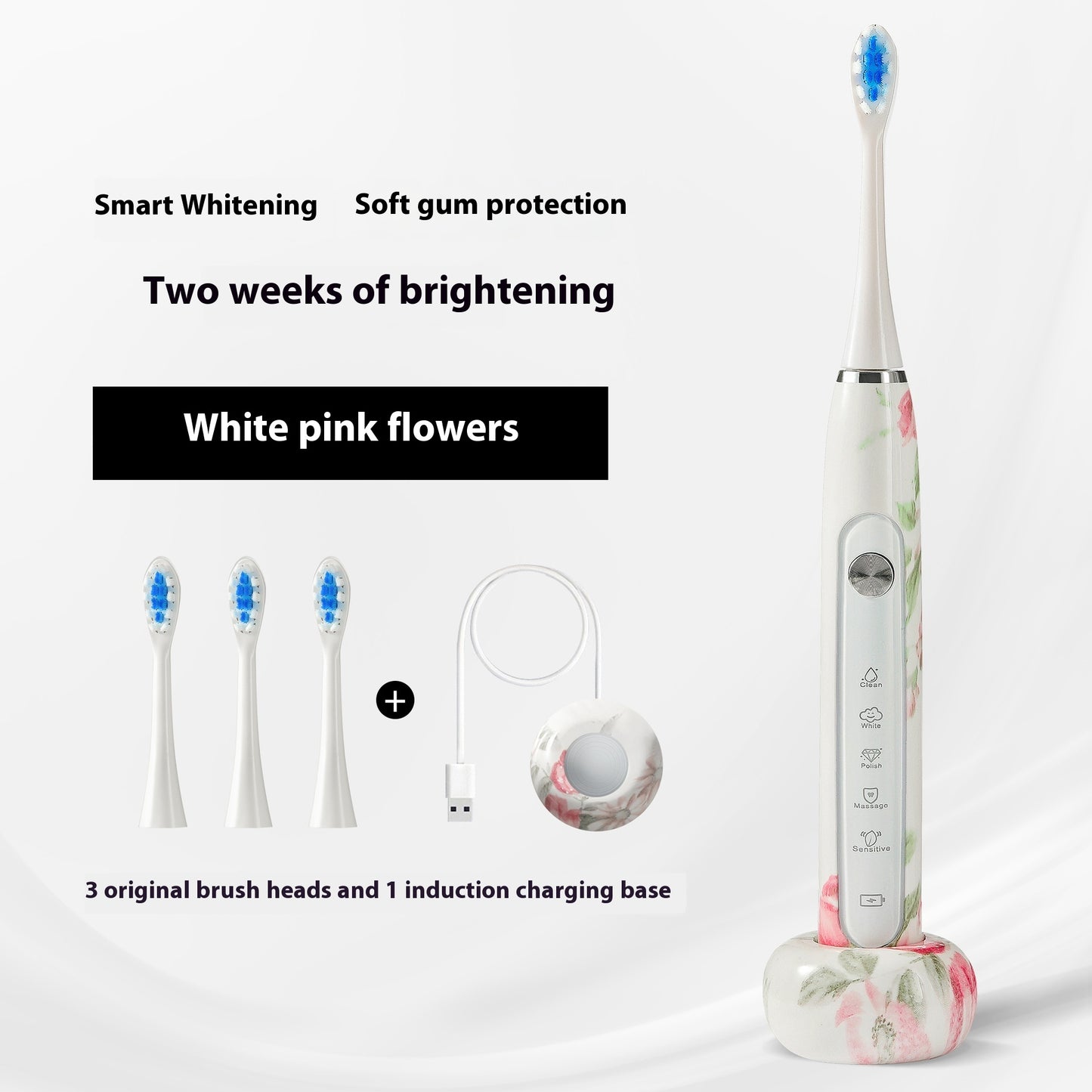 Magnetic Suspension  Electric Toothbrush Intelligent Induction Charging