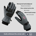 Winter Men's Warm Skiing Outdoor Sports Riding Gloves