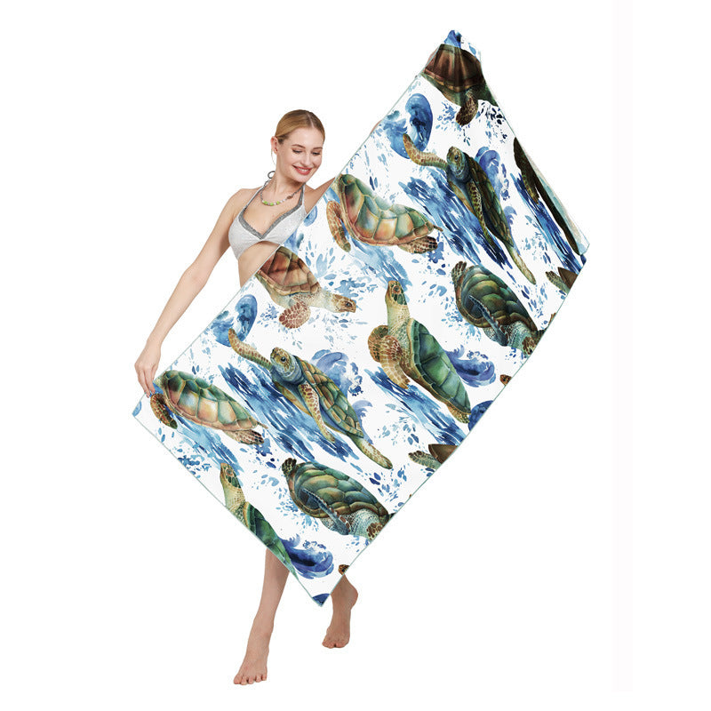 Fashion Duplex Printing Quick-drying Beach Towel