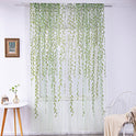 Inverted Willow Wicker Offset Printing Curtains Printing Window Screens Living Room Balcony Window Screens