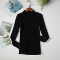 Early Autumn Half Turtleneck Sweater Ladies Pullover