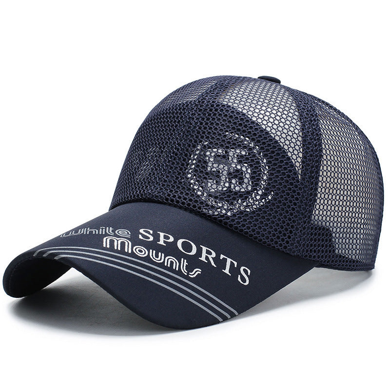 Trendy Baseball Outdoor Sports Baseball Mesh Cap