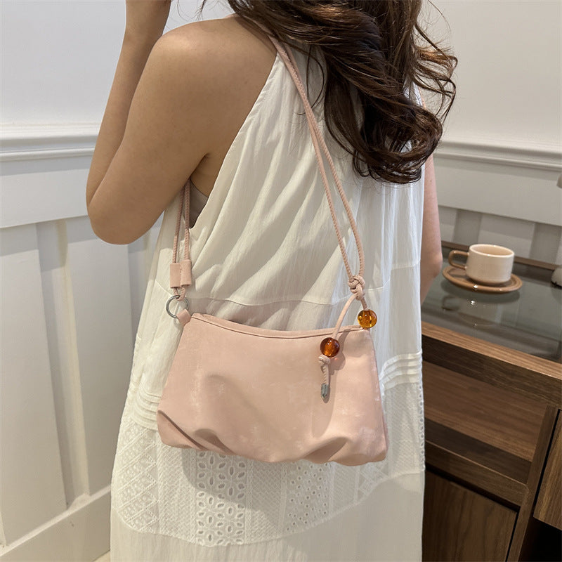 Women's Fashion New Chinese Style Solid Color Single-shoulder Bag