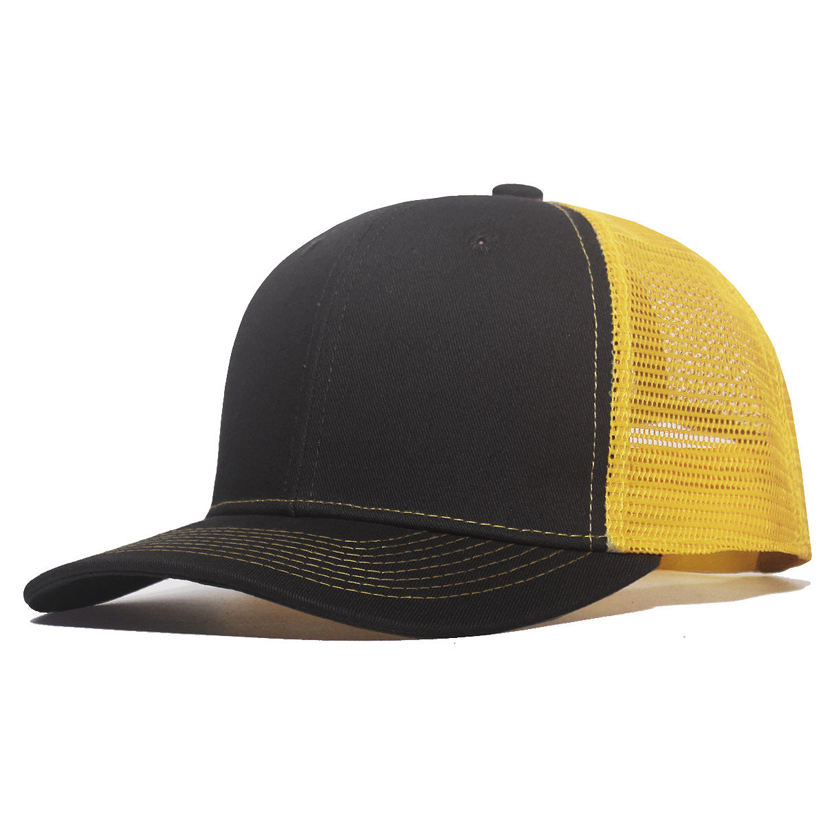 Baseball Slightly Curved Wide Brim Breathable Peaked Cap