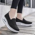 Mesh Air Cushion Walking Shoes For Women With Thick Soles