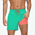 Men's Beach Pants Quick-drying Double-layer Swimming Trunks