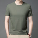 Waffle Crew Neck T-shirt Men's Summer Short Sleeve Quick-drying Classic Casual Loose Thin Top