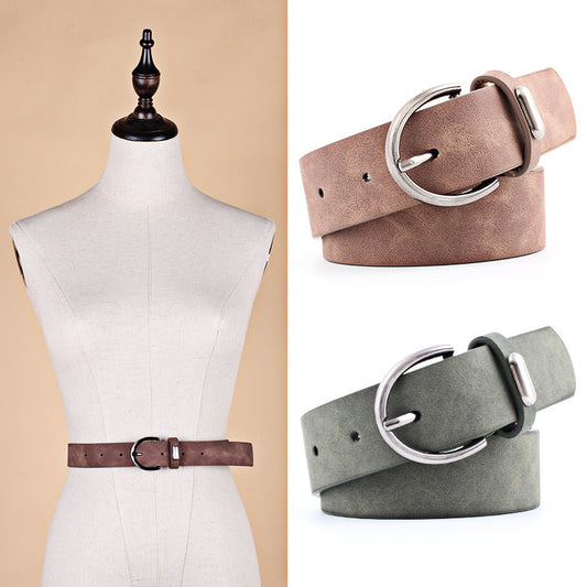 Casual All-match Lady's Pin Buckle Belt