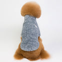 High Collar Coral Fleece Pet Clothes Warm Thick Poodle Fluffy Jacket