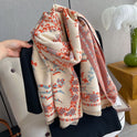 Cashmere Tassel Decorative Warm Scarf