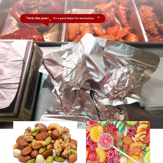 Food Grade Packaging Frozen To Keep Fresh Three-side Sealing And Bag Aluminum Foil Bag