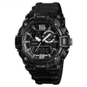 Black Gold Multi-functional Waterproof Men's Electronic Watch