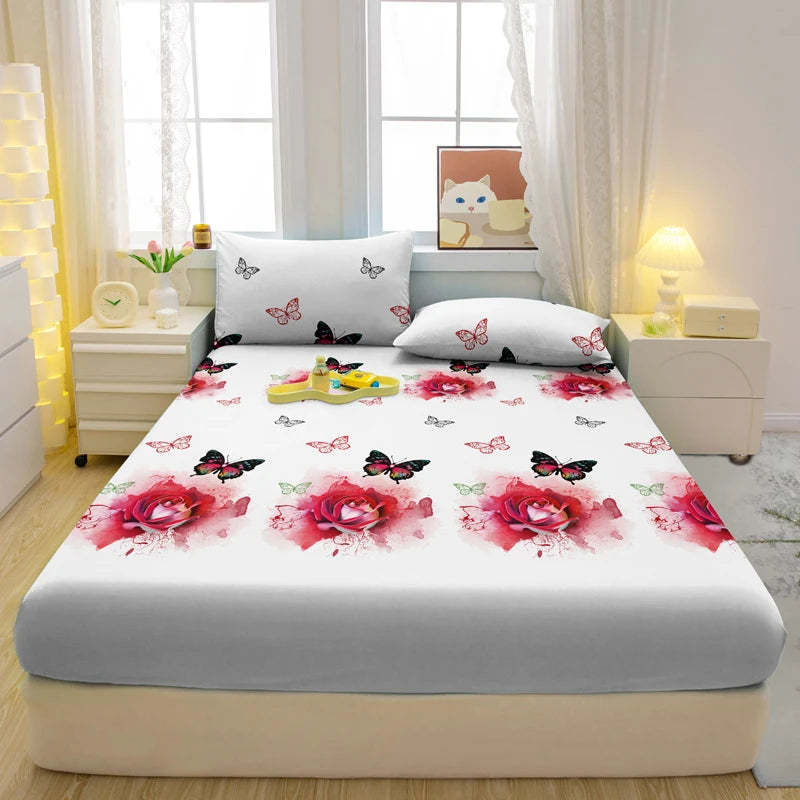 Bedroom Bed Sheet And Pillowcase Bedding Three-piece Set