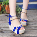 Summer New Style Korean Style High Heel Sandals Women Fashion Casual Shoes