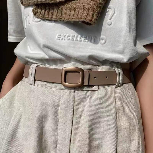 Fashion Casual Ladies Belt With Removable Square Buckle