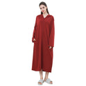 Zipper Bathrobe Couple Hooded Nightgown Thin Pajamas