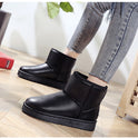 Fashion Women's Flat Warm And Suede Leather Boots