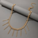 Punk Style Thick Chain Heavy Metal Tassel