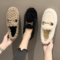 Add Fleece Warm Thick Soled Cotton Shoes Woolly Shoes Casual Shoes