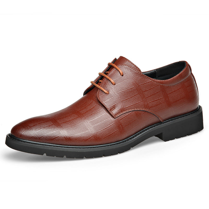 Genuine Leather Men's Formal Wear Plus Size Shoes