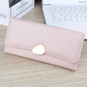 Women's Long Wallet Soft Leather Wallet Multi-card-slot Card Holder Retro Fashion Minimalism Large-capacity Handbag