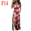 Printed Floral Dress Two-piece Suit For Women