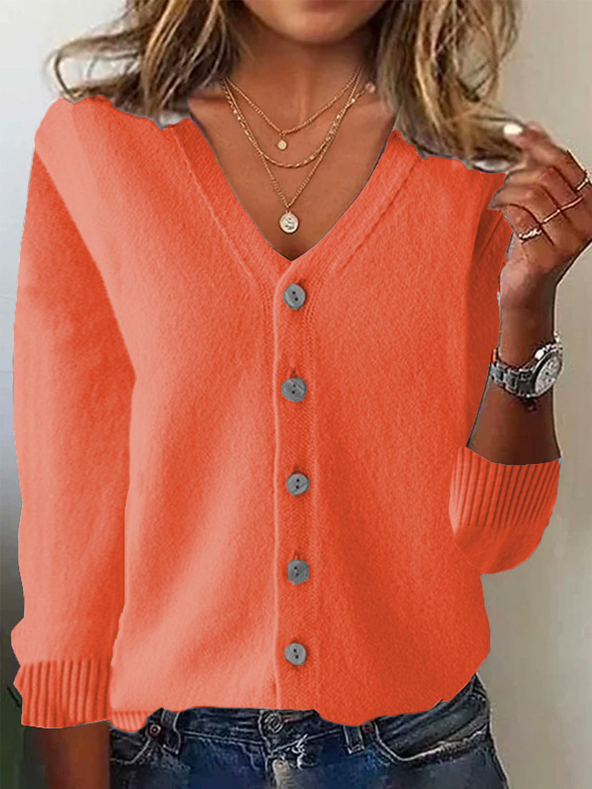 Women's Spring And Summer Knitted Sweater Coat