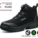 High Top Safety Shoes For Men All Seasons Anti-smash And Anti-puncture