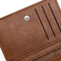 Men's Wallet Zipper Hasp Short B Word