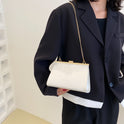 Fashion One Shoulder Simple Crossbody Small Solid Color Square Bag