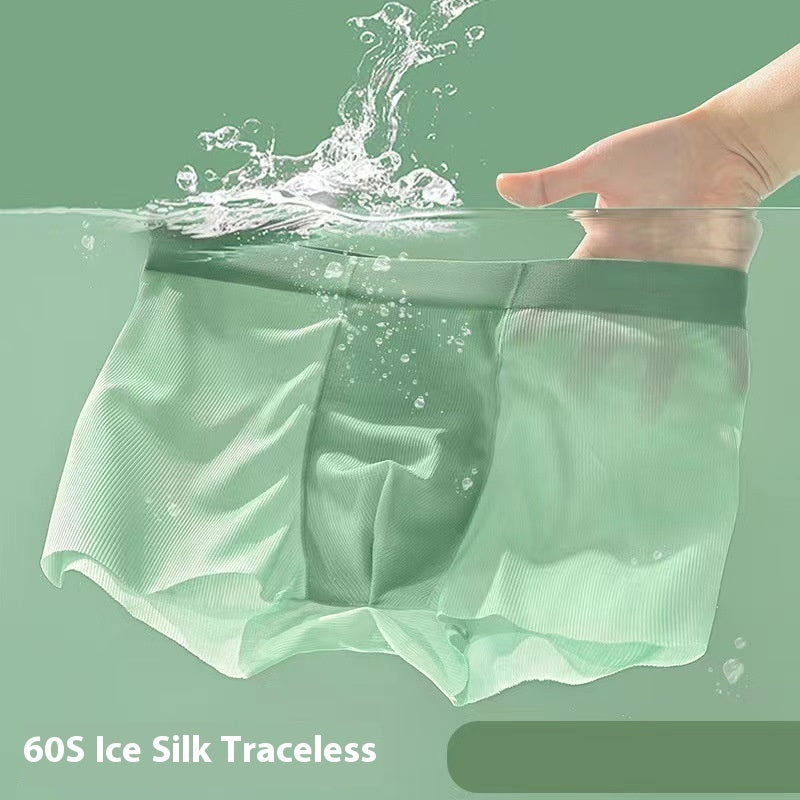 Men's Ice Silk Thread Underwear