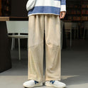 Men's Spring And Autumn Loose Straight-leg Corduroy Casual Wide-leg Pants