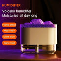 USB Volcano Air Humidifier 300ML Ultrasonic Mist Maker Fogger Household Ultrasonic Water Aroma Diffuser With Colorful Lamp