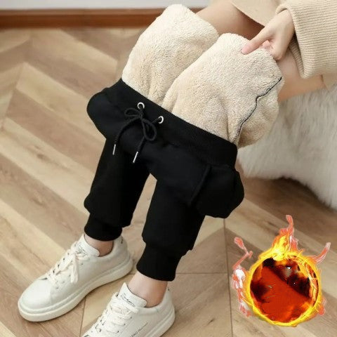 Plush Loose Pants Wear Thickened Casual