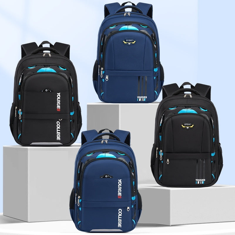 Simple Waterproof Multi-compartment Large Capacity Backpack