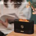 Aroma Diffuser With Flame Light Mist Humidifier Aromatherapy Diffuser With Waterless Auto-Off Protection For Spa Home Yoga Office