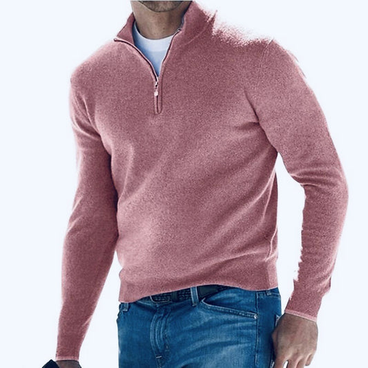 Men's European And American Long-sleeved Cashmere Undershirt