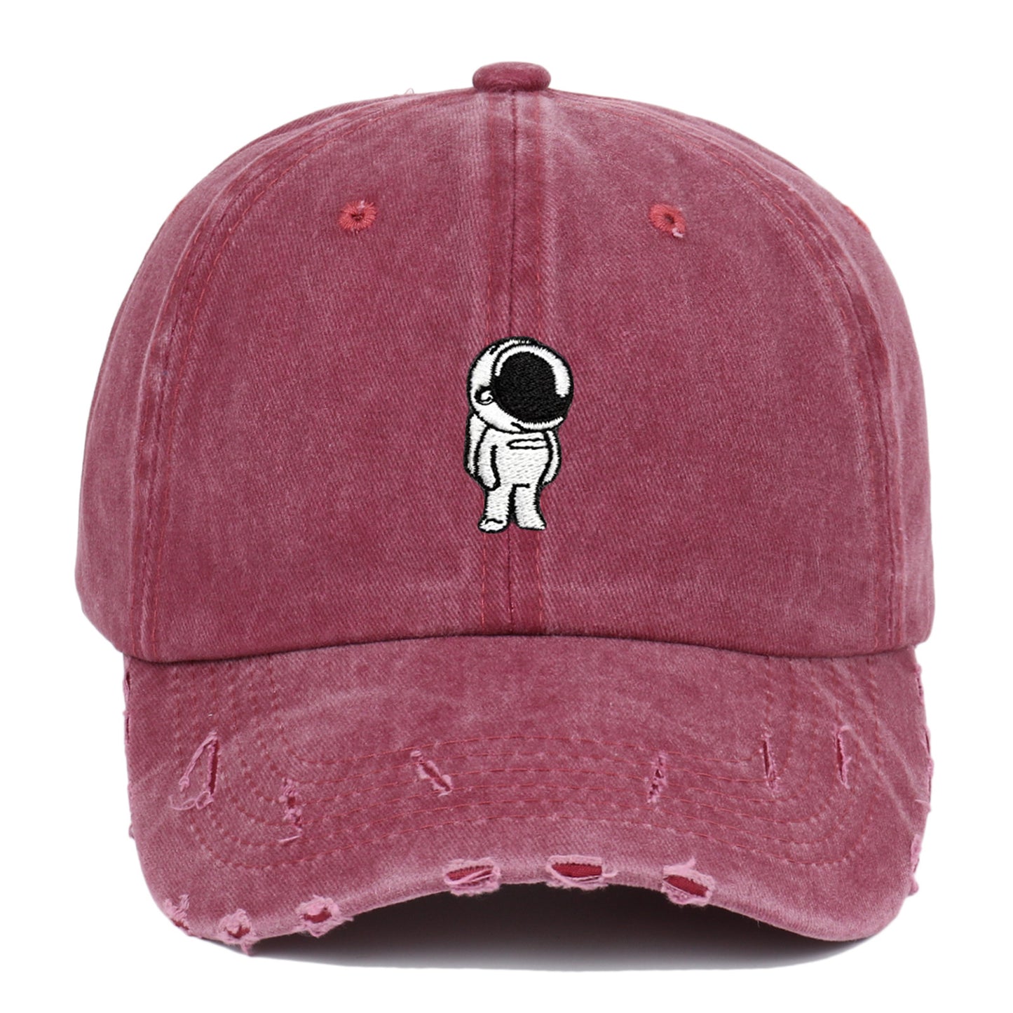 Spaceman Washed-out Vintage Distressed Baseball Cap