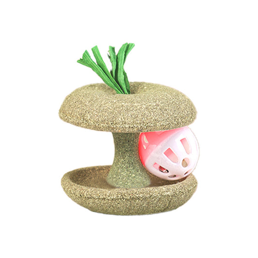 Pet Cat Catnip Toys Edible Catnip Shape With Bell Safety Healthy Cats Home Chasing Game Toy Clean Teeth Cat Mint Toys